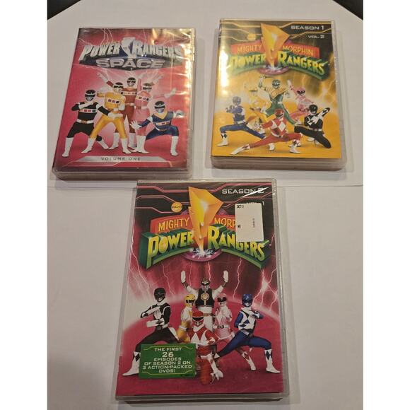 Mighty Morphin Power Rangers DVD Bundle - Picture 1 of 3